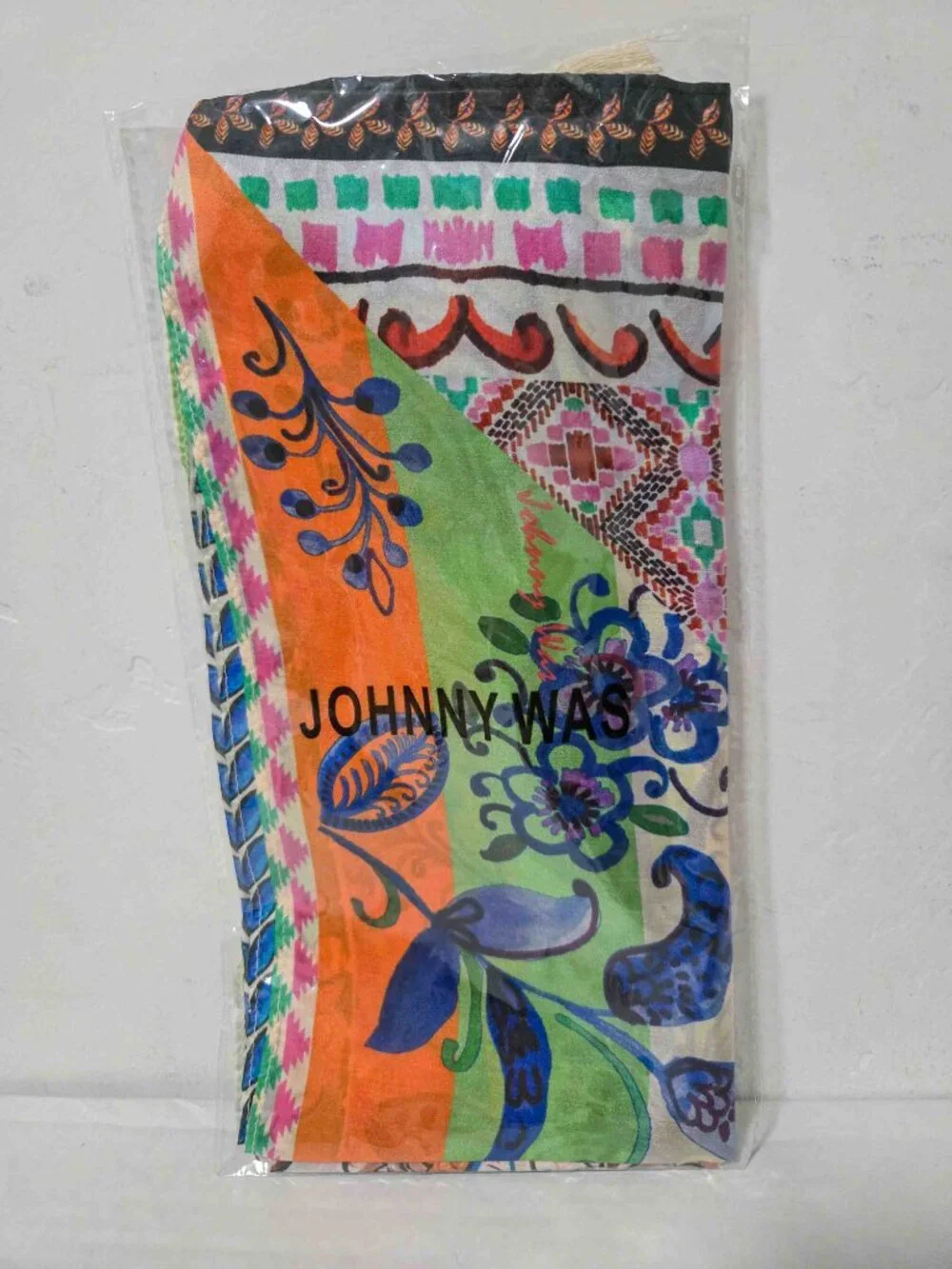 Johnny Was 100% Silk Scarf